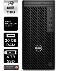 Dell OptiPlex 3000MT N010O3000MTACP420 Harici Radeon RX 550 Intel Core i5 12500 20 GB Ram 4 TB SSD Tower Windows 11 Pro Masaüstü Bilgisayar + PER4 BELLEK
