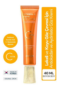Lebelage C Vitamini Ve Ascorbic Acid Tüm Ciltler için Evet Göz Çevresi Krem Tüp 40 ml