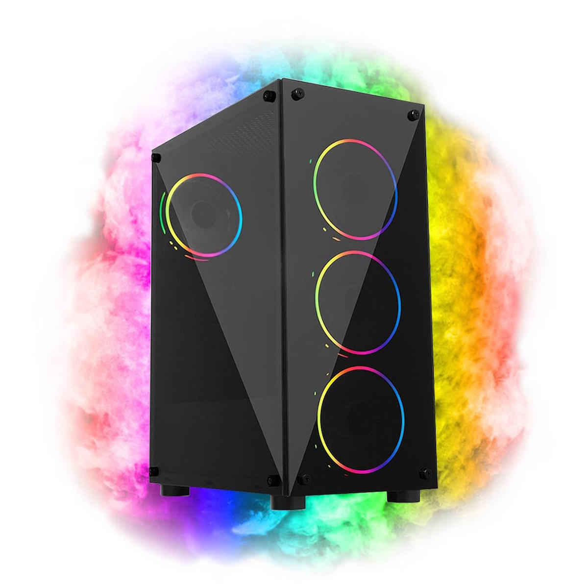 Avantron AV8553 Harici Radeon RX 550 Intel Core i5 12400F 16 GB Ram DDR4 256 GB SSD Tower Windows 10 Pro Masaüstü Bilgisayar