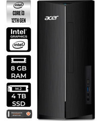 Acer Aspire TC1760 DTBHUEM004P355 Dahili Intel UHD Graphics Intel Core i3 12100 8 GB Ram 4 TB SSD Tower Windows 11 Home Masaüstü Bilgisayar + PER4 BELLEK