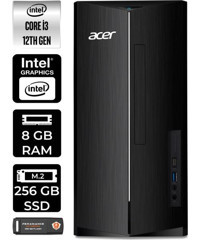 Acer Aspire TC1760 DTBHUEM004P301 Dahili Intel UHD Graphics Intel Core i3 12100 8 GB Ram 256 GB SSD Tower FreeDos Masaüstü Bilgisayar + PER4 BELLEK