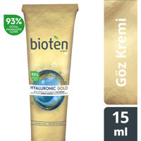 Bioten Hyaluronic Gold Tüm Ciltler için Göz Çevresi Krem Tüp 15 ml