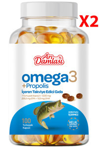 Arı Damlası Omega 3 Kapsül 1330 mg 2x100 Adet