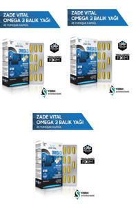 Zade Vital Premium Omega 3 Kapsül 120 mg 135 Adet
