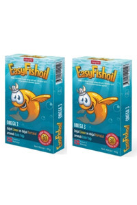 Easy Fishoil Çiğnenebilir Omega 3 Balık Yağı Tablet 600 mg 2x30 Adet