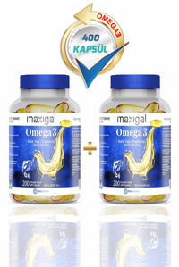 Maxigal Omega 3 Balık Yağı Kapsül 2000 mg 2x200 Adet