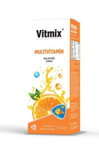 Vitmix Multivitamin Omega 3 Balık Yağı Şurup 100 ml