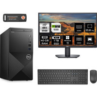 Dell Vostro 3020 N2046VDT3020MTUMNT3438 Harici GeForce GT 1030 Intel Core i5 13400 40 GB Ram 1 TB SSD Tower Windows 11 Pro 23.8 inç Monitörlü Masaüstü Bilgisayar + PER4 BELLEK