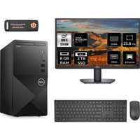 Dell Vostro 3020 N2046VDT3020MTUMNT1304 Harici Radeon RX 550 Intel Core i5 13400 8 GB Ram 2 TB SSD Tower FreeDos 23.8 inç Monitörlü Masaüstü Bilgisayar + PER4 BELLEK