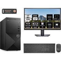 Dell Vostro 3020 N2046VDT3020MTUMNT387 Dahili Intel UHD Graphics 730 Intel Core i5 13400 40 GB Ram 512 GB SSD Tower Windows 11 Home 21.5 inç Monitörlü Masaüstü Bilgisayar + PER4 BELLEK