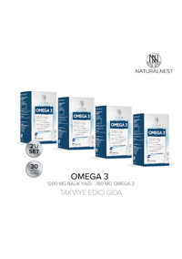 Naturalnest Omega Balık Yağı 3 Kapsül 1200 mg 240 Adet