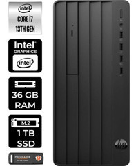 HP Pro Tower 290 G9 8T2X1ESP333 Dahili Intel UHD Graphics Intel Core i7 13700 36 GB Ram 1 TB SSD Tower FreeDos Masaüstü Bilgisayar + PER4 BELLEK