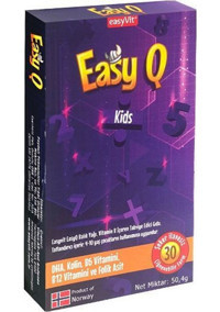 Easyq Easy Fishoil Easy Q Çiğnenebilir Omega 3 Tablet 655 mg 30 Adet