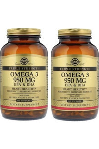 Solgar Triple Strength Omega 3 Kapsül 950 mg 200 Adet