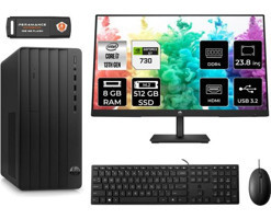 HP Pro Tower 290 G9 T2X1ESMNT2302 Harici GeForce GT 730 4 GB Intel Core i7 13700 8 GB Ram 512 GB SSD Tower FreeDos 23.8 inç Monitörlü Masaüstü Bilgisayar + PER4 BELLEK
