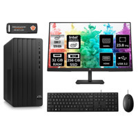 HP Pro Tower 290 G9 8T2X1ES Dahili Intel UHD Graphics Intel Core i7 13700 32 GB Ram 256 GB SSD Tower FreeDos 23.8 inç Monitörlü Masaüstü Bilgisayar