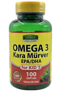 Vitapol Kids Omega 3 Balık Yağı Kapsül 100 Adet