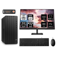 HP Pro Tower 290 G9 8T2W9ES Dahili Intel UHD Graphics Intel Core i5 13500 24 GB Ram 1 TB SSD Tower FreeDos 23.8 inç Monitörlü Masaüstü Bilgisayar