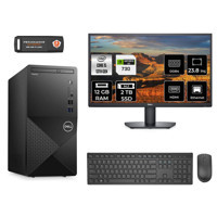 Dell Vostro 3020 N2046VDT3020MTU Harici GeForce GT 730 4 GB Intel Core i5 13400 12 GB Ram 2 TB SSD Tower FreeDos 23.8 inç Monitörlü Masaüstü Bilgisayar