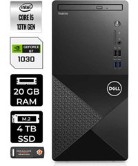 Dell Vostro 3020 N2046VDT3020MTUP420 Harici GeForce GT 1030 Intel Core i5 13400 20 GB Ram 4 TB SSD Tower Windows 11 Pro Masaüstü Bilgisayar + PER4 BELLEK