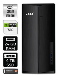 Dell Vostro 3910MT N3563VDT3910EMEA Harici GeForce GT 730 4 GB Intel Core i3 12100 24 GB Ram 4 TB SSD Tower Windows 11 Pro Masaüstü Bilgisayar + PER4 BELLEK