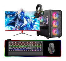 Dragos DRX6856 Harici GeForce RTX 3050 AMD Ryzen 5 3600 16 GB Ram 512 GB SSD Tower FreeDos 23.6 inç Monitörlü Masaüstü Bilgisayar