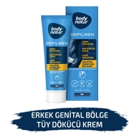 Body Natur Depılman Hassas Ciltler İçin Genital Bölge Erkek Tüy Dökücü Krem 50 ml