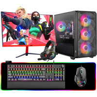Dragos DRX6812 Harici GeForce RTX 3060 Intel Core i5 9400F 32 GB Ram 1 TB SSD Tower FreeDos 23.6 inç Monitörlü Masaüstü Bilgisayar