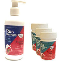 Hintohu Rus Merhemi Tüm Ciltler İçin Tüm Vücut Genital Bölge Unisex Tüy Dökücü Sprey 250 ml + Rus Merhemi Genital Bölge Kremi 3x50 ml