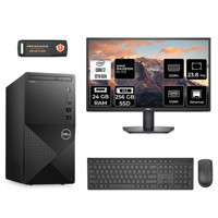 Dell Vostro 3910MT N7598VDT3910 Harici Radeon RX 550 Intel Core i7 12700 24 GB Ram 256 GB SSD Tower FreeDos 23.8 inç Monitörlü Masaüstü Bilgisayar