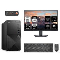 Dell Vostro 3910MT N7598VDT3910 Dahili Intel UHD Graphics Intel Core i7 12700 20 GB Ram 2 TB SSD Tower FreeDos 23.8 inç Monitörlü Masaüstü Bilgisayar