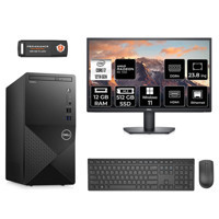 Dell Vostro 3910MT N7600VDT3910 Harici Radeon RX 550 Intel Core i7 12700 12 GB Ram 512 GB SSD Tower Windows 11 Home 23.8 inç Monitörlü Masaüstü Bilgisayar