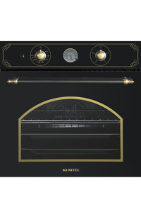 Kumtel Rustik B66-SF2 AT A+ Enerji Sınıfı Analog Rustik Tam Boy Ankastre Fırın Siyah