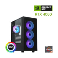 Güneysu Gaming Harici GeForce RTX 4060 AMD Ryzen 5 8400F 16 GB Ram DDR5 1 TB SSD Tower FreeDos Masaüstü Bilgisayar