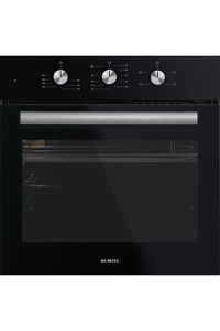Kumtel B66-SF2 A+ Enerji Sınıfı Analog Retro Tam Boy Ankastre Fırın Siyah