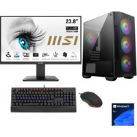 Go Gamer IG684DS Dahili Intel UHD Graphics 730 Intel Core i5 14400 32 GB Ram 2 TB HDD + 2 TB SSD Tower Windows 11 Pro 23.8 inç Monitörlü Masaüstü Bilgisayar