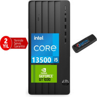 HP 290 Pro G9 HP8T2W9ESWV39 Harici GeForce GT 1030 Intel Core i5 13500 64 GB Ram 1 TB SSD Tower FreeDos Masaüstü Bilgisayar + WeblegelsinUsbBellek