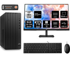 HP Pro Tower 290 G9 6D3A5EAMNT1379 Harici Radeon RX 550 Intel Core i5 12500 32 GB Ram 2 TB SSD Tower Windows 11 Home 23.8 inç Monitörlü Masaüstü Bilgisayar + PER4 BELLEK