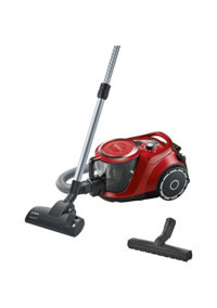 Bosch BGC41Q69 600 W Hepa Filtreli 2.4 lt Kapasiteli Toz Torbasız Süpürge Kırmızı