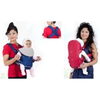 Sevi Bebe Bella Night 3-10 kg Kapasiteli Oturaklı Yenidoğan Kanguru Kırmızı