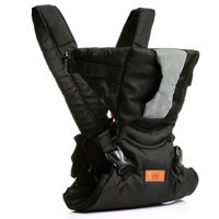 Baby Plus Merry 4-9 kg Kapasiteli Oturaklı Her Yöne Kanguru Siyah