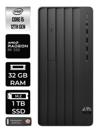 HP Pro Tower 290 G9 6D3A5EA Harici Radeon RX 550 Intel Core i5 12500 32 GB Ram 1 TB SSD Tower Windows 11 Home Masaüstü Bilgisayar + PER4 BELLEK