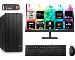 HP Pro Tower 290 G9 T2X1ESMNT1354 Harici Radeon RX 550 Intel Core i7 13700 8 GB Ram 2 TB SSD Tower Windows 11 Home 23.8 inç Monitörlü Masaüstü Bilgisayar + PER4 BELLEK