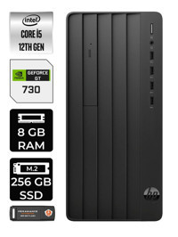 HP Pro Tower 290 G9 6D3A5EA Harici GeForce GT 730 4 GB Intel Core i5 12500 8 GB Ram 256 GB SSD Tower Windows 11 Pro Masaüstü Bilgisayar + PER4 BELLEK