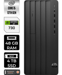 HP Pro Tower 290 G9 6D3A5EAP345 Harici GeForce GT 730 4 GB Intel Core i5 12500 48 GB Ram 4 TB SSD Tower FreeDos Masaüstü Bilgisayar + PER4 BELLEK