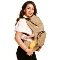 Baby Plus Discovery 3.5-12 kg Kapasiteli Oturaklı Her Yöne Kanguru Bej