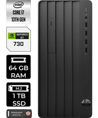 HP Pro Tower 290 G9 8T2X1ESP348 Harici GeForce GT 730 4 GB Intel Core i7 13700 64 GB Ram 1 TB SSD Tower FreeDos Masaüstü Bilgisayar + PER4 BELLEK