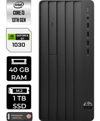 HP Pro Tower 290 G9 8T2X0ESP388 Harici GeForce GT 1030 Intel Core i3 13100 40 GB Ram 1 TB SSD Tower Windows 11 Home Masaüstü Bilgisayar + PER4 BELLEK