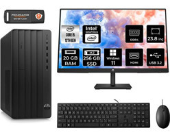HP Pro Tower 290 G9 6D3A5EAMNT416 Dahili Intel UHD Graphics Intel Core i5 12500 20 GB Ram 256 GB SSD Tower Windows 11 Pro 23.8 inç Monitörlü Masaüstü Bilgisayar + PER4 BELLEK