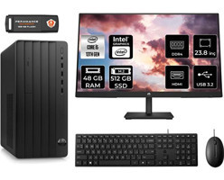 HP Pro Tower 290 G9 8T2W9ESMNT342 Dahili Intel UHD Graphics Intel Core i5 13500 48 GB Ram 512 GB SSD Tower FreeDos 23.8 inç Monitörlü Masaüstü Bilgisayar + PER4 BELLEK
